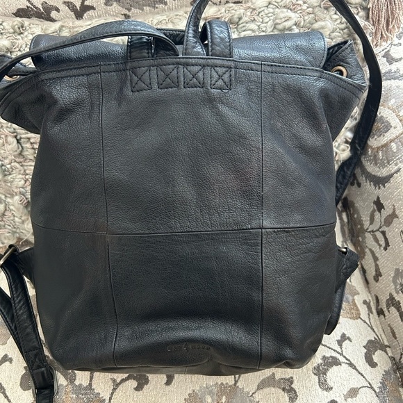 $248 Day & Mood Black Leather Backpack main image 9